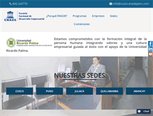Tablet Screenshot of enadeperu.com